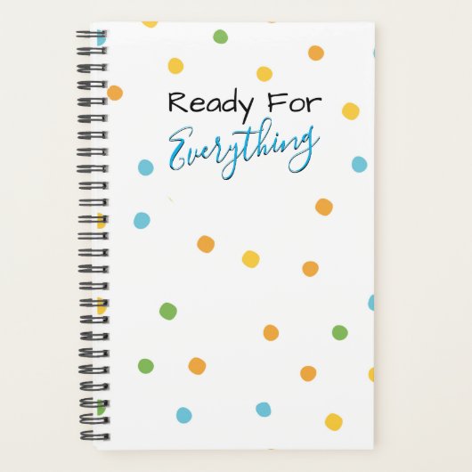 Klaar voor alles Polka Dot Modern Planner (Voorkant)