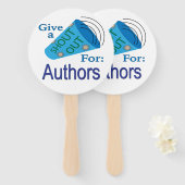 Klaar voor auteurs handwaaier (Voorkant en achterkant)
