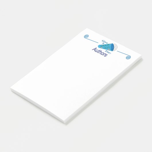 Klaar voor auteurs post-it® notes (Schuin)