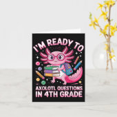 Klaar voor Axolotl vraag 4e klas eerste dag vier Kaart (Gele Bloem)