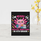 Klaar voor Axolotl vraag 4e klas eerste dag vier Kaart (Gele Bloem)