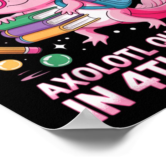 Klaar voor Axolotl vraag 4e klas eerste dag vier Poster (Hoek)