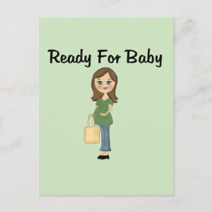 Klaar voor Baby Briefkaart