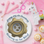 Klaar voor Baby! robotuitrusting Papieren Bordje (Feest)