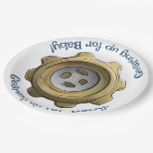 Klaar voor Baby! robotuitrusting Papieren Bordje (Gekanteld)