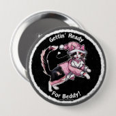 Klaar voor Beddy Pin Ronde Button 4,0 Cm (Voorkant /achterkant)