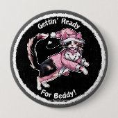 Klaar voor Beddy Pin Ronde Button 4,0 Cm (Voorkant)