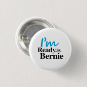 Klaar voor Bernie 2016 Ronde Button 3,2 Cm (Voorkant /achterkant)