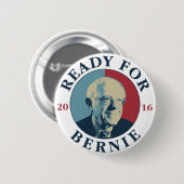 Klaar voor Bernie Ronde Button 5,7 Cm (Voorkant /achterkant)