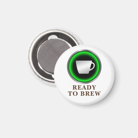 Klaar voor Brew Magneet (Voorkant / Achterkant)