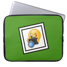 Klaar voor camera laptop sleeve