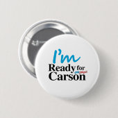 Klaar voor Carson 2016 Ronde Button 5,7 Cm (Voorkant /achterkant)