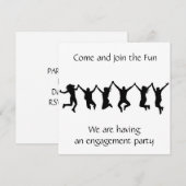 **KLAAR VOOR CELEBRATE **VERBINTENISPARTIJ** INVIT KAART (Voorkant / Achterkant)