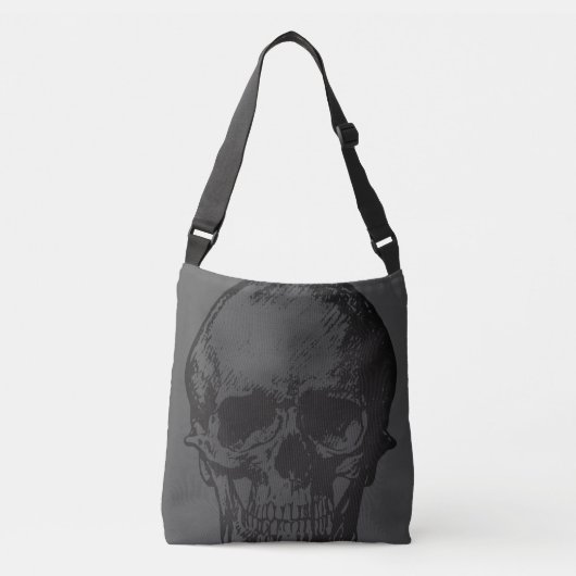 Klaar voor Corpse Pose | Bag | Grijs Crossbody Tas (Voorkant)