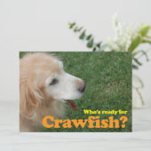 Klaar voor Crawfish Kaart (Staand voorkant)