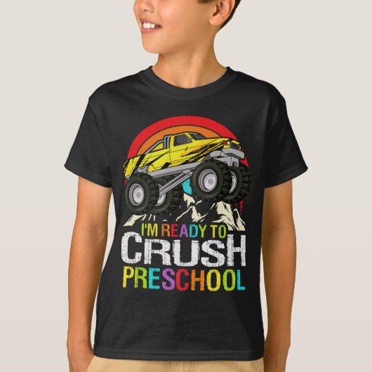 Klaar voor Crush Preschool Monster T-shirt (Voorkant)
