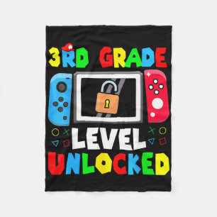 Klaar voor de 3e klas Gamer Eerste schooldag Jonge Fleece Deken