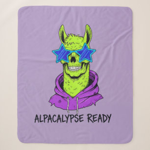 Klaar voor de Alpaccalypse Sherpa Deken