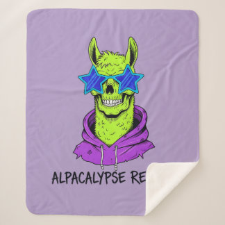 Klaar voor de Alpaccalypse Sherpa Deken