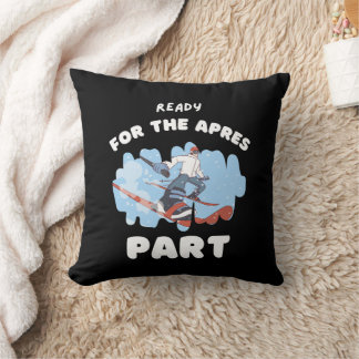 Klaar voor de apres deel Mok voor skiliefhebbers Kussen