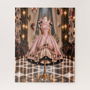 Klaar-voor-de-catwalk Couture Theedress Legpuzzel