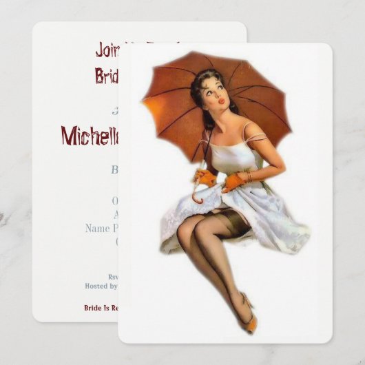 Klaar voor de douche kaart (Voorkant / Achterkant)