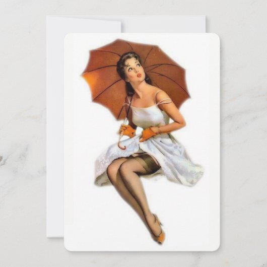 Klaar voor de douche kaart (Voorkant)