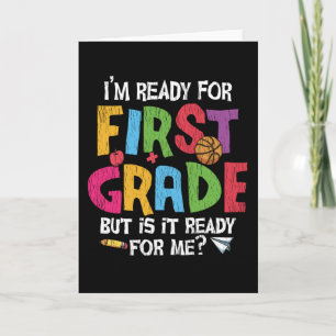 Klaar voor de eerste klas Grappige terug naar scho Kaart