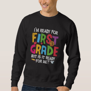 Klaar voor de eerste klas Grappige terug naar scho Trui