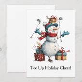 Klaar voor de feestdagen! feestdagenkaart (Voorkant / Achterkant)