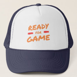 Klaar voor de game trucker pet