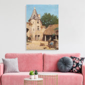 Klaar voor de jacht (door Paul Peel) Canvas Afdruk (Insitu (Woonkamer))