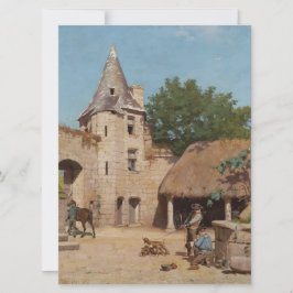 Klaar voor de jacht (middeleeuwse scène) kaart