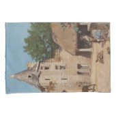 Klaar voor de jacht (middeleeuwse scène) kussensloop (Voorkant-Rechts)