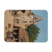 Klaar voor de jacht (middeleeuwse scène) magneet (Horizontaal)