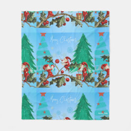 Klaar voor de kerstman en de Elven Fleece Deken