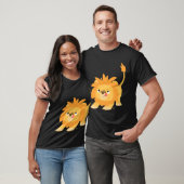 Klaar voor de lente Cartoon Lion T-shirt (Unisex)