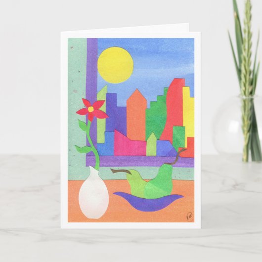 Klaar voor de Lente Kaart (Voorkant)