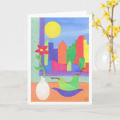 Klaar voor de Lente Kaart (Gele Bloem)