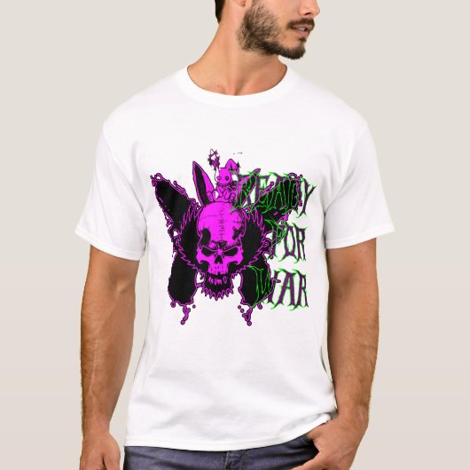 Klaar voor de oorlog t-shirt (Voorkant)