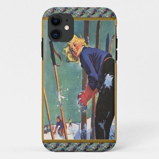 Klaar voor de piste Case-Mate iPhone case (Achterkant)