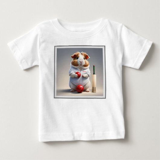 Klaar voor de pitch, cavia cricketer (Voorkant)