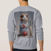 Klaar voor de pitch, cavia cricketer trui (Achterkant)