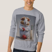 Klaar voor de pitch, cavia cricketer trui (Voorkant)