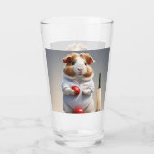 Klaar Voor De Pitch, Cavia Cricketspeler Glas (Achterkant)