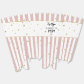 Klaar voor de Pop! Baby Shower Bedankdoosjes (Ongevouwen)