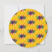 Klaar voor de Pop Baby shower Modern Fun Kaart (Achterkant)