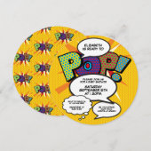 Klaar voor de Pop Baby shower Modern Fun Kaart (Voorkant / Achterkant)