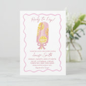 Klaar voor de Pop Summer Popsicle Baby shower Kaart (Staand voorkant)