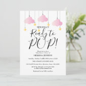 Klaar voor de Pop Twinkle Twinkle Baby Girl Shower Kaart (Staand voorkant)